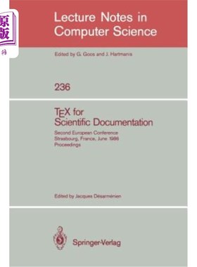 海外直订Tex for Scientific Documentation: Second European Conference, Strasbourg, France Tex for Sc
