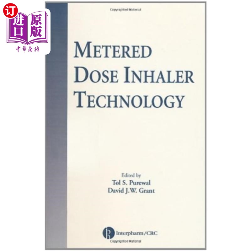 海外直订医药图书Metered Dose Inhaler Technology 计量吸入器技术