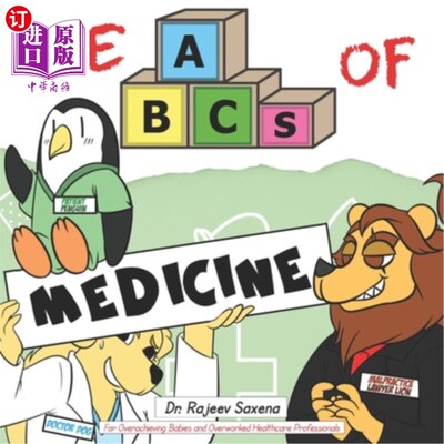 海外直订The ABCs of Medicine: For Overachieving Babies and Overworked Healthcare Profess 医学基础知识：面向成就卓越