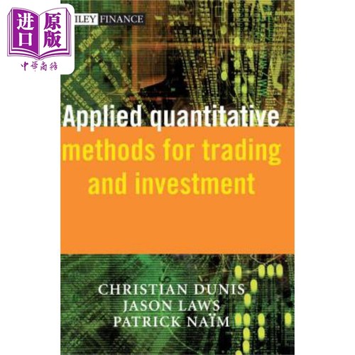 现货 贸易与投资应用定量方法（书和光盘 Applied Quantitative Methods For Trading And Investment 英文原版 Ch