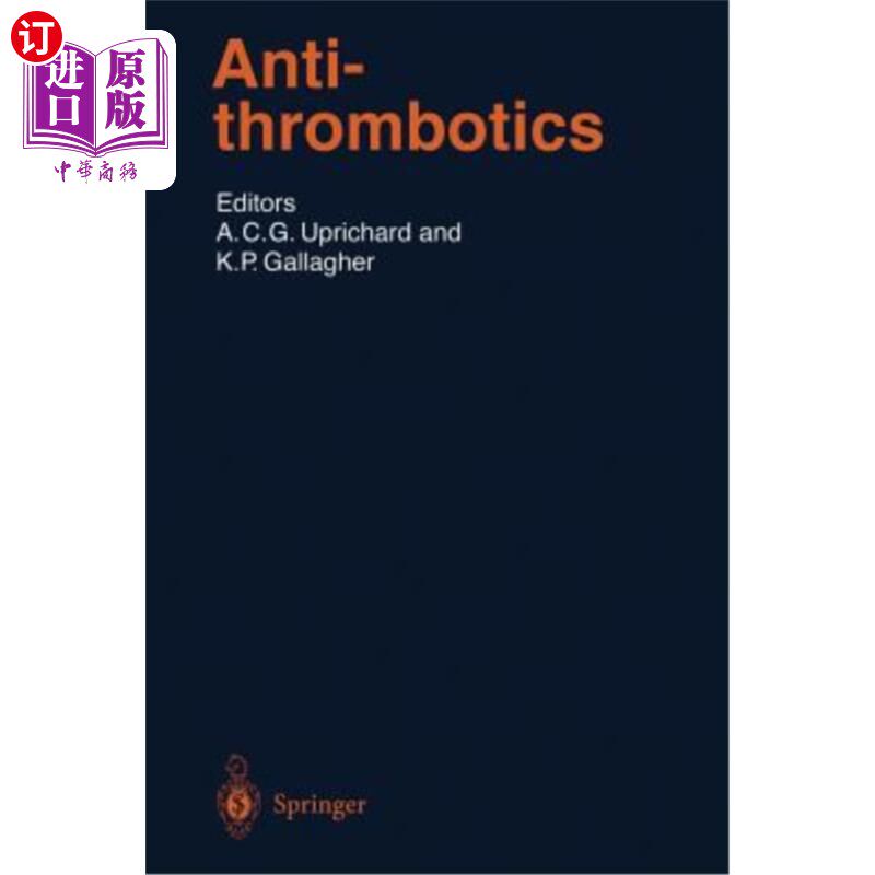 海外直订医药图书Antithrombotics 抗血栓药物