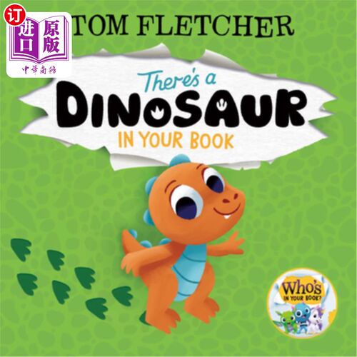 海外直订There's a Dinosaur in Your Book 你的书里有一只恐龙