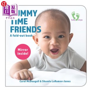 海外直订Tummy Time Friends: A Fold-Out Book 俯卧时间的朋友:一本折叠书