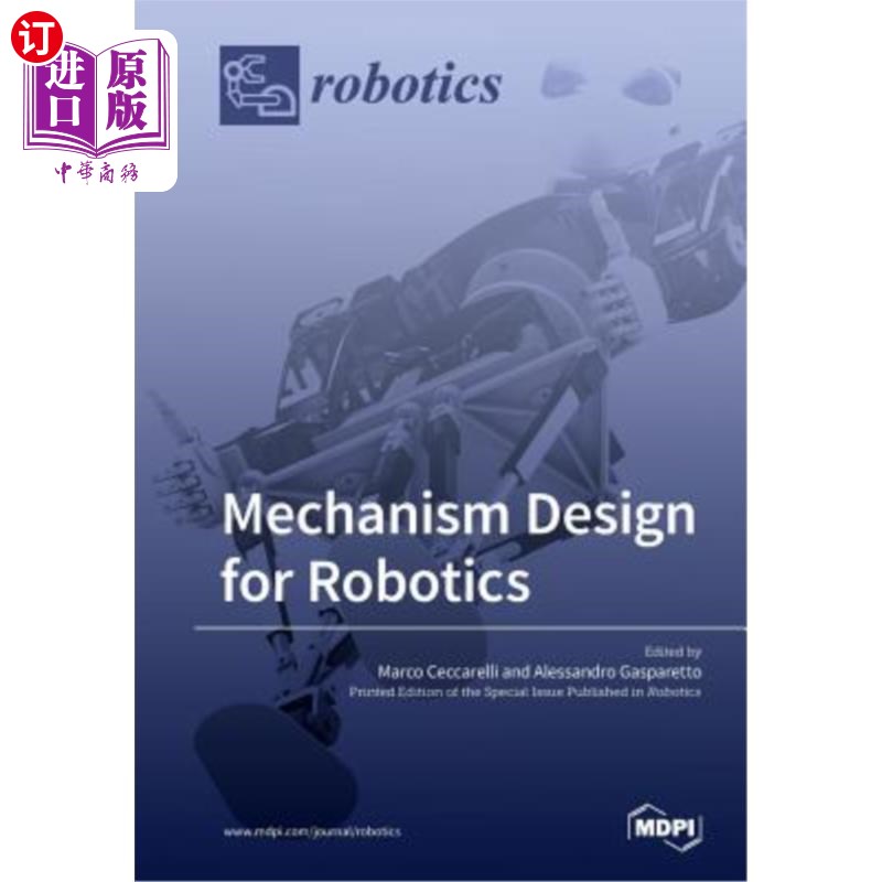 海外直订Mechanism Design for Robotics 机器人机构设计