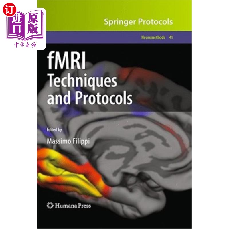 海外直订医药图书fMRI Techniques and Protocols 功能磁共振成像技术与协议