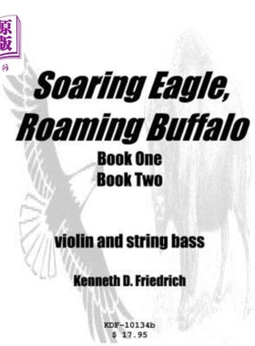 海外直订Soaring Eagle, Roaming Buffalo - violin/string bass duet 翱翔的鹰，漫游的水牛-小提琴/弦乐低音二重奏