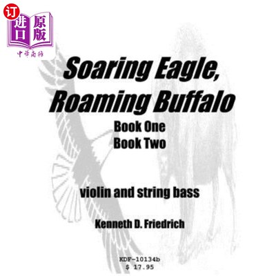 海外直订Soaring Eagle, Roaming Buffalo - violin/string bass duet 翱翔的鹰，漫游的水牛-小提琴/弦乐低音二重奏