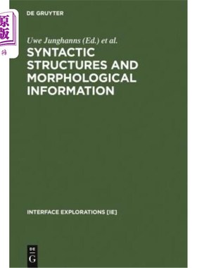 海外直订Syntactic Structures and Morphological Information 句法结构与形态信息