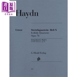 弦乐四重奏卷十 String 进口艺术 Haydn Quartets 中商原版 预售 海顿 HN214