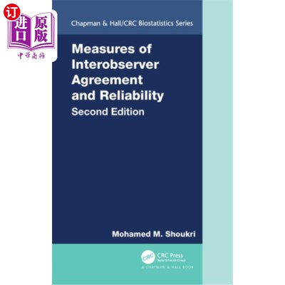 海外直订Measures of Interobserver Agreement and Reliability 观察者间一致性和可靠性的测量