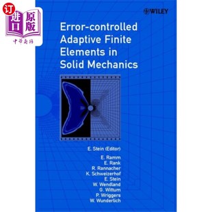 Solid Adaptive 误差控制自适应有限元 固体力学中 Mechanics Elements Finite controlled 海外直订Error