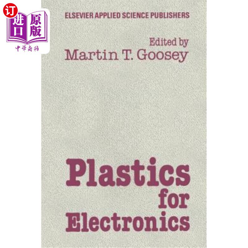 海外直订Plastics for Electronics 电子用塑料