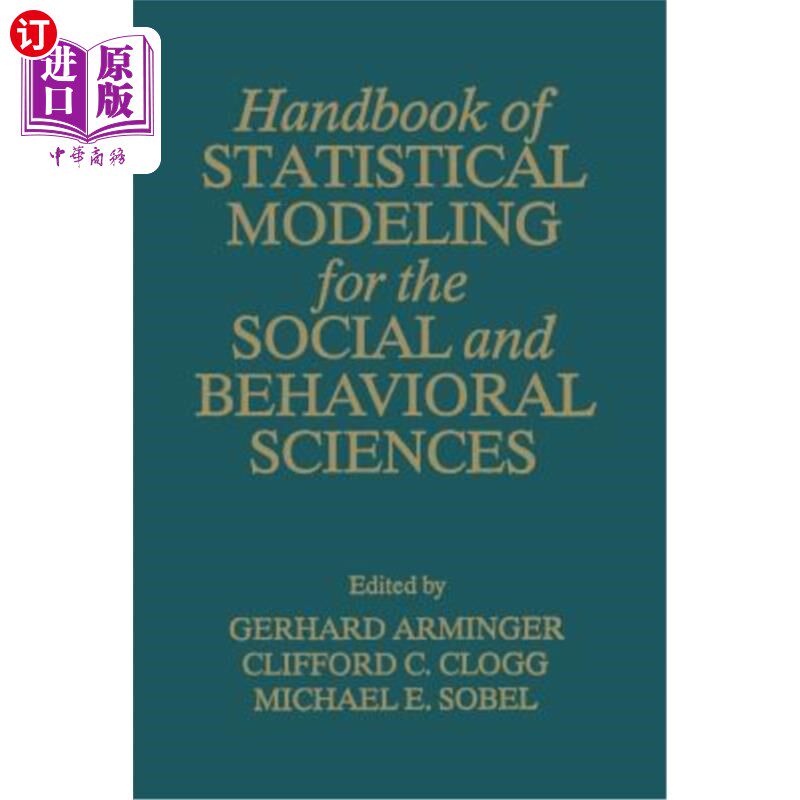海外直订Handbook of Statistical Modeling for the Social and Behavioral Sciences 社会与行为科学统计建模手册
