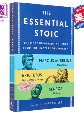 预售 斯多葛主义精华 斯多葛主义大师重要的著作 The Essential Stoic 英文原版 Epictetus Marcus Aurelius【中商原版】