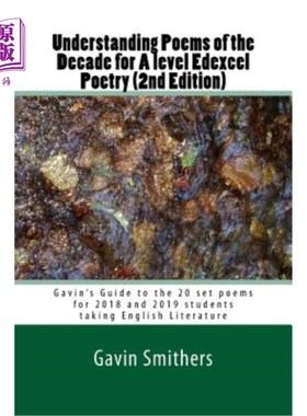 海外直订Understanding Poems of the Decade for A level Edexcel Poetry (2nd Edition): Gavi 为A级Edexcel