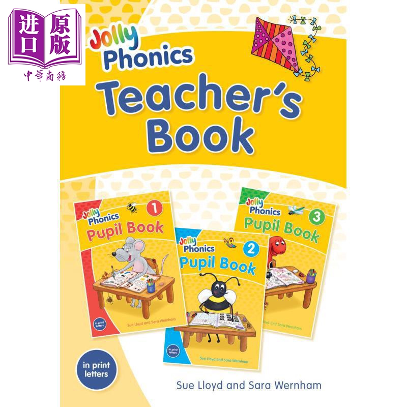 英文原版快乐自然拼读教师用书 彩色版 印刷体 Jolly Phonics Teacher's Book colour edition in print letters【中商原版】