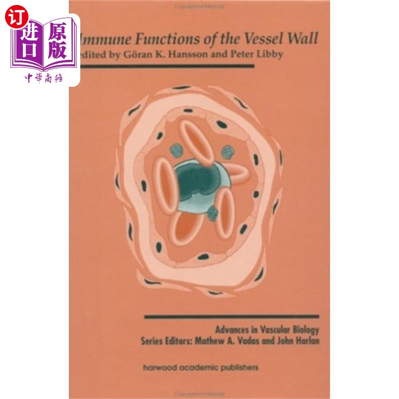 海外直订医药图书Immune Functions of the Vessel Wall