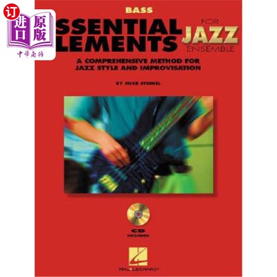 海外直订Essential Elements for Jazz Ensemble a Comprehensive Method for Jazz Style and I 爵士乐合奏的基本要素:爵士