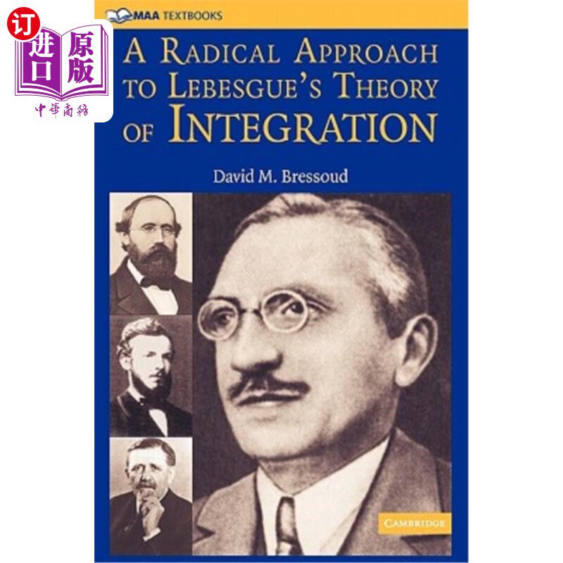 海外直订A Radical Approach to Lebesgue's Theory of Integration 勒贝格积分理论的一种激进方法