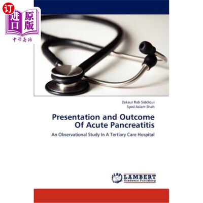 海外直订医药图书Presentation and Outcome Of Acute Pancreatitis 急性胰腺炎的表现及预后