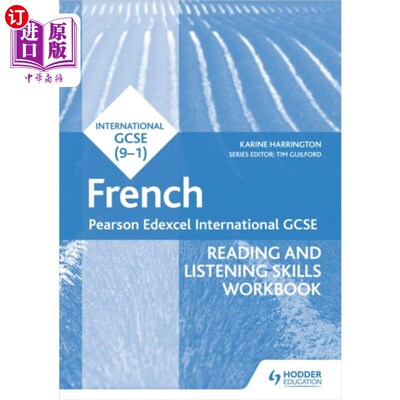 海外直订Pearson Edexcel International GCSE French Readin... 培生国际GCSE法语阅读和听力技能练习册