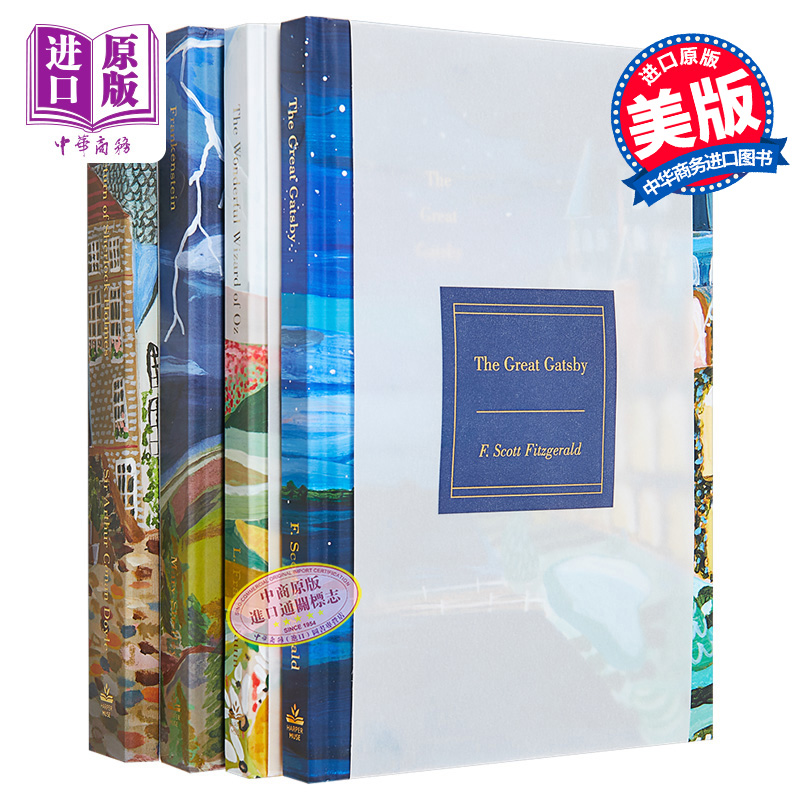 现货 缪斯经典文学系列 彩绘版 Muse Classics Painted Editions 英文原版 了不起的盖茨比 绿野仙踪 福尔摩斯归来记【中商原版】