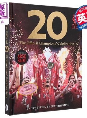 20 官方冠军庆典 利物浦足球俱乐部官方周边书 The Official Champions Celebration Liverpool FC 利物浦俱乐部传记英文原版