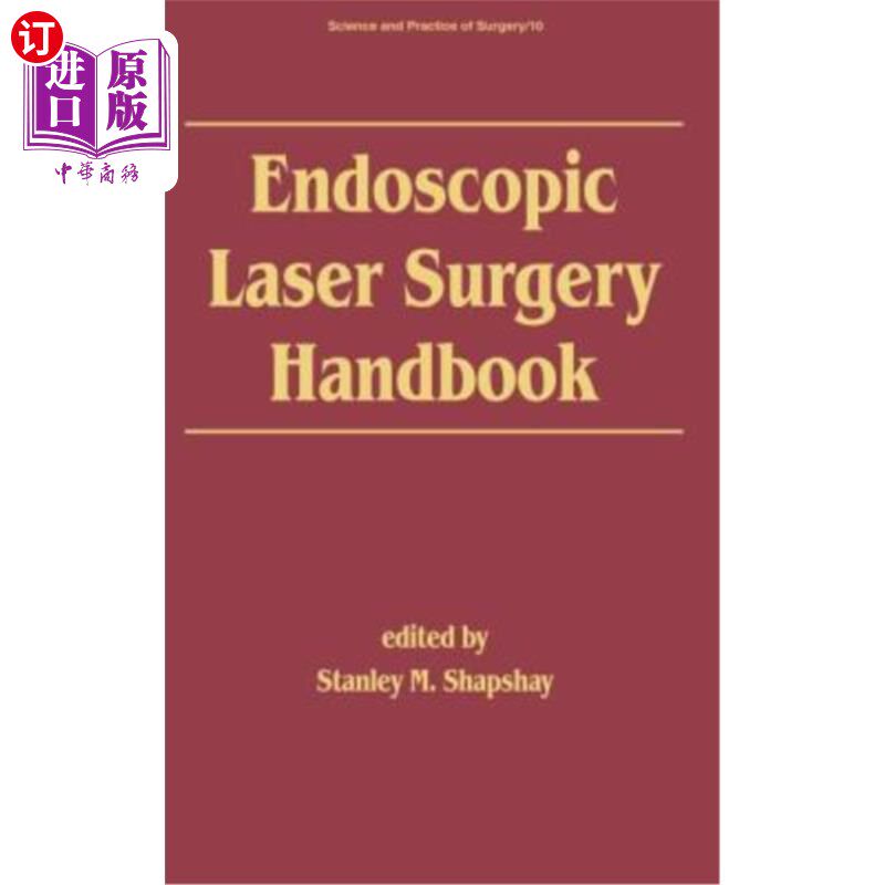 海外直订医药图书Endoscopic Laser Surgery Handbook 内窥镜激光手术手册