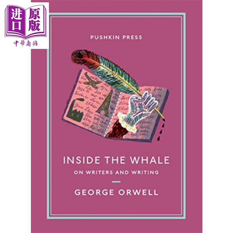 乔治 奥威尔 在鲸腹中 Pushkin收藏系列 英文原版 Inside the Whale On Writers and Writing George Orwell【中商原版】