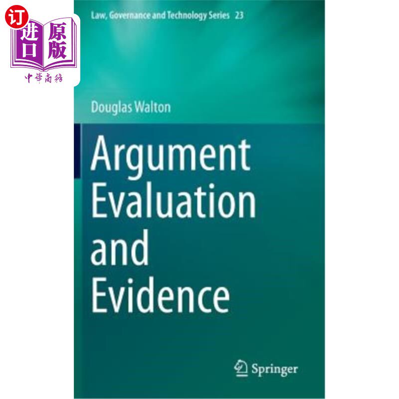 海外直订Argument Evaluation and Evidence 论证评价与证据
