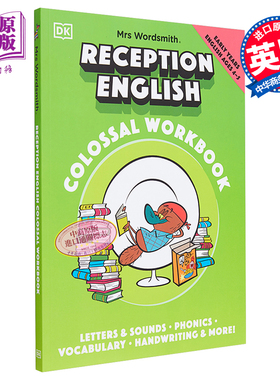 现货 DK: Mrs Wordsmith Reception English Colossal Workbook 沃德史密斯夫人英语练习册（4-5岁）英文原版【中商原版】