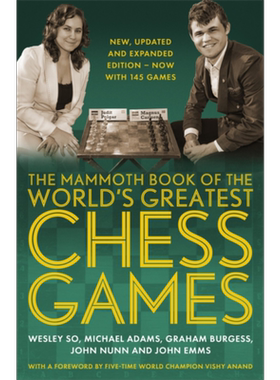 猛犸象世界国际象棋游戏大全 The Mammoth Book of the World's Greatest Chess Games 英文原版 GRAHAM BURGESS【中商原版】