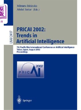 海外直订Pricai 2002: Trends in Artificial Intelligence: 7th Pacific Rim International Co Pricai 200