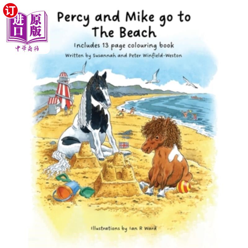 海外直订Percy and Mike go to The Beach 珀西和迈克去海滩