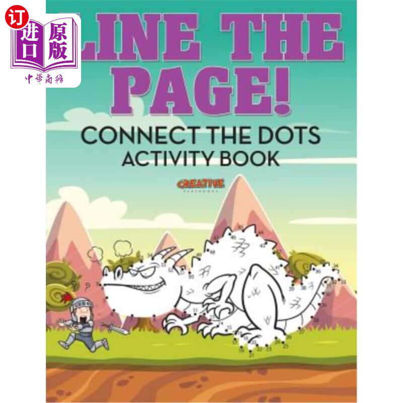 海外直订Line the Page! Connect the Dots Activity Book 行页面!串连圆点活动书