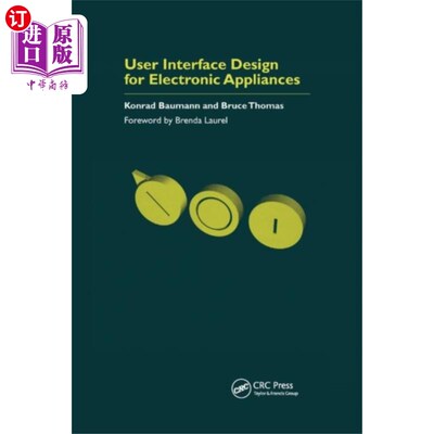 海外直订User Interface Design of Electronic Appliances 电子电器用户界面设计
