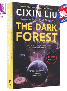 刘慈欣 三体 卷2 黑暗森林 英文原版 美版科幻小说平装 The Dark Forest Cixin Liu 雨果奖获奖作【中商原版】