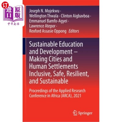海外直订Sustainable Education and Development - Making Cities and Human Settlements Incl 可持续教育与发展——使城市和人