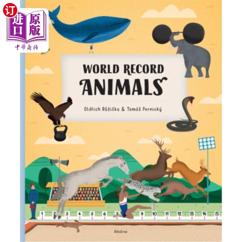 海外直订world record animals 世界纪录的动物