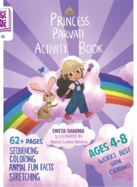 海外直订Princess Parvati Activity Book Parvati公主活动手册
