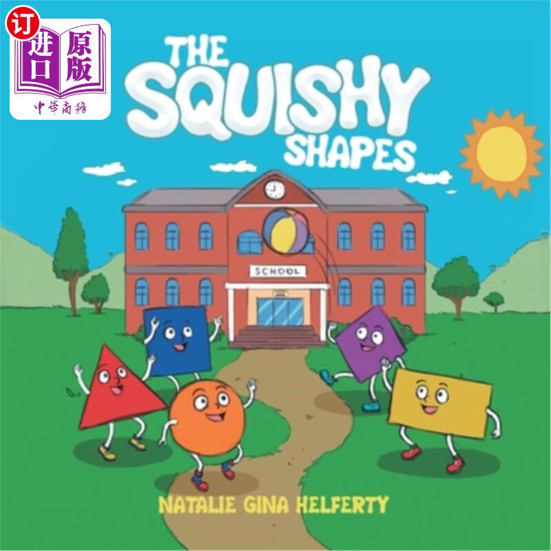 海外直订The Squishy Shapes 柔软的形状