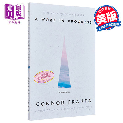 现货 【中商原版】油管红人自传英文原版 Connor Franta a Work in Progress