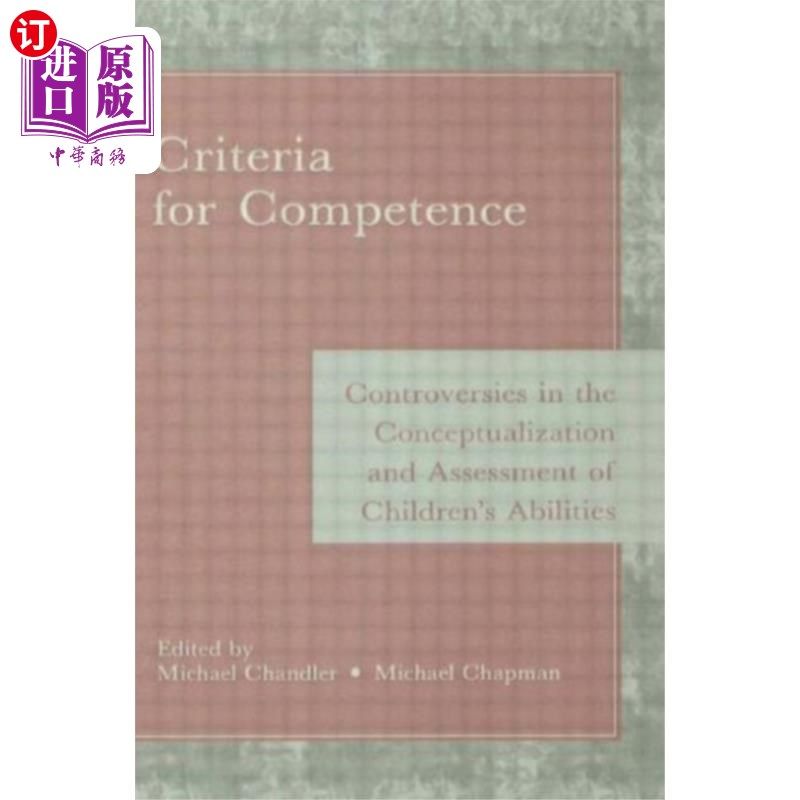 海外直订Criteria for Competence 胜任标准