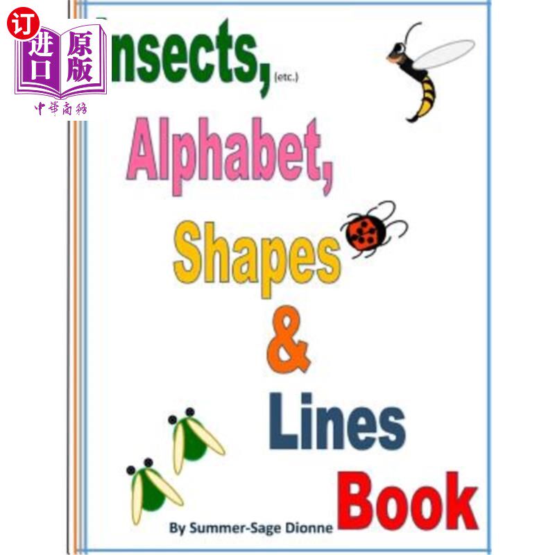 海外直订Insects (etc.), Alphabet, Shapes & Lines 昆虫（等）、字母、形状和线条