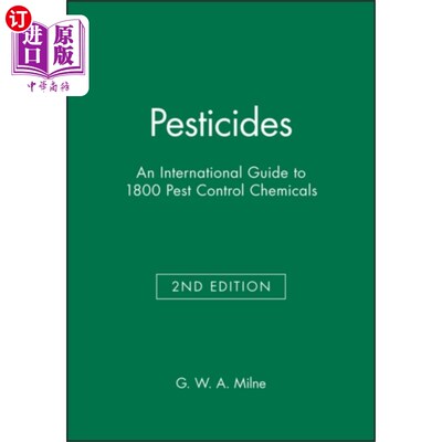 海外直订Pesticides - An International Guide to 1800 Pest... 农药