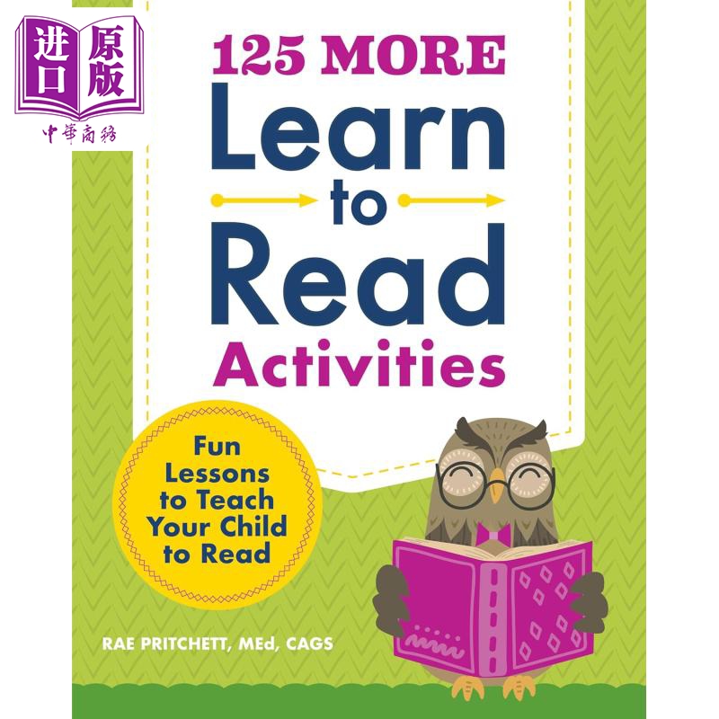 125个学习阅读活动 125 More Learn to Read Activities Teach Your Child to Read 英文原版小学英语练习 5-7岁【中商原版】