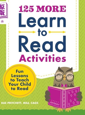 125个学习阅读活动 125 More Learn to Read Activities Teach Your Child to Read 英文原版小学英语练习 5-7岁【中商原版】