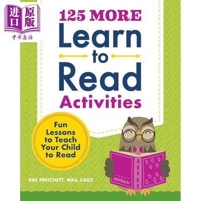 125个学习阅读活动 125 More Learn to Read Activities Teach Your Child to Read 英文原版小学英语练习 5-7岁【中商原版】