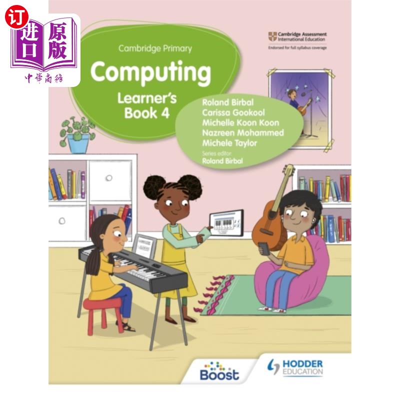 海外直订Cambridge Primary Computing Learner's Book Stage... 剑桥初级计算机学习教材第四阶段