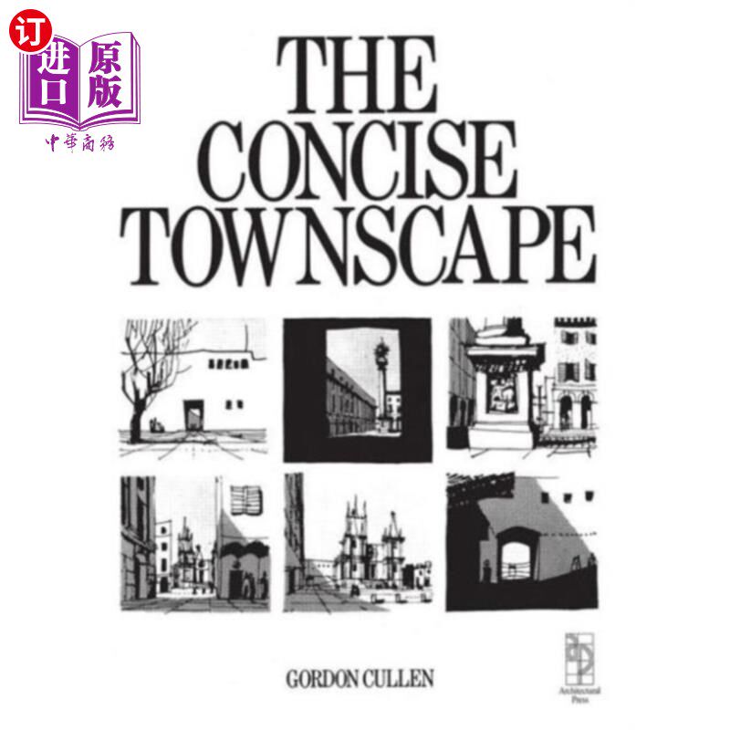海外直订Concise Townscape 简洁的市容
